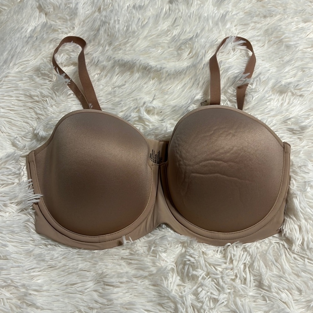 ThirdLove 24/7® Classic Strapless Bra in taupe tan Size 36C - Picture 6 of 15